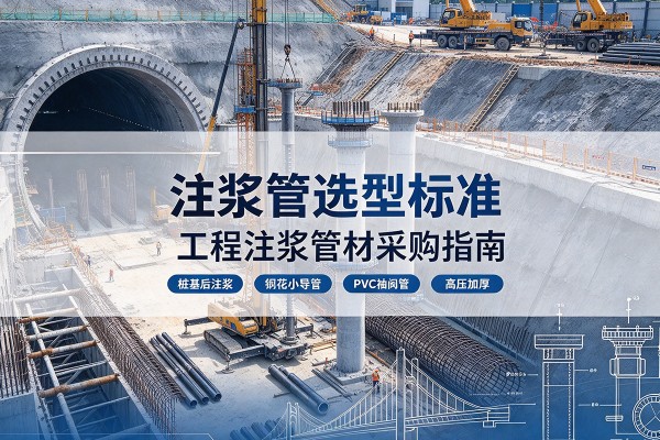 秦安注浆管选型标准